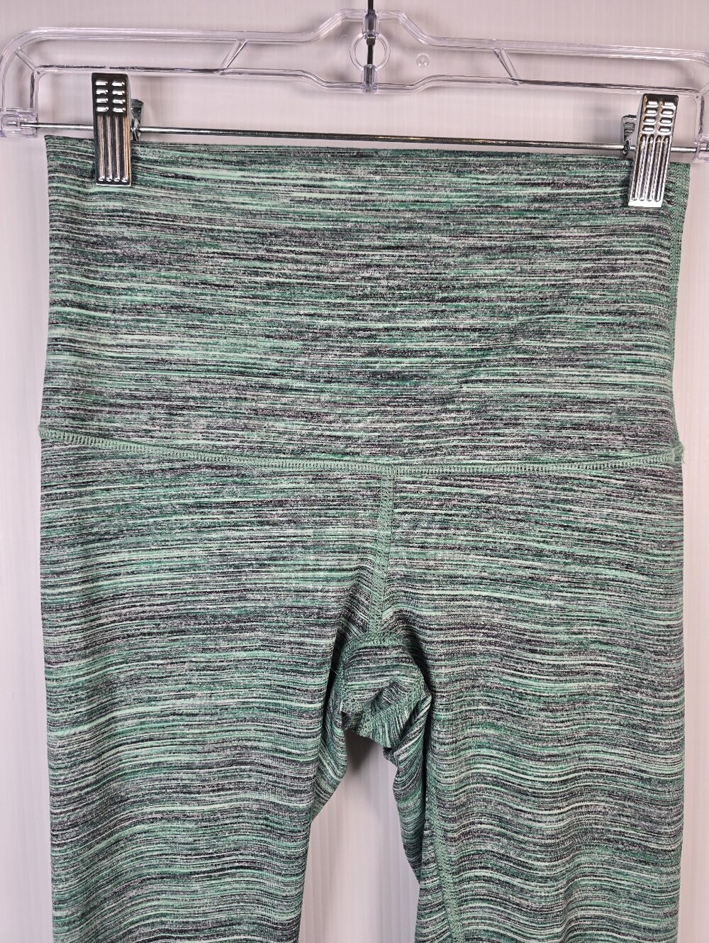 NWOT Lululemon Wunder Under Hi Rise Space Dye Camo Alberta Lake Fresh Teal Size4 - Picture 6 of 12